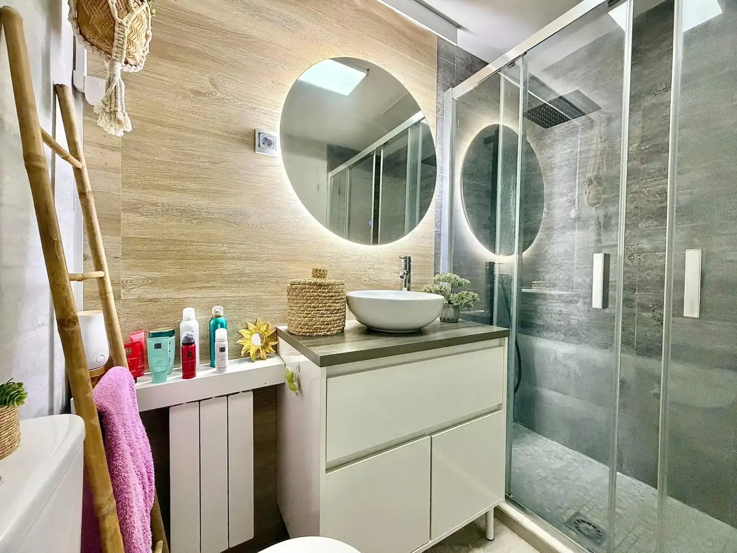Bathroom of Flat for sale in Terrassa  with Heating, Parquet flooring and Terrace