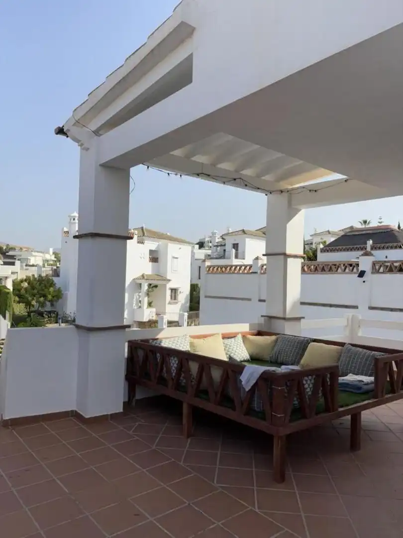 Terrassa de Casa o xalet de lloguer en Estepona amb Aire condicionat, Jardí privat i Terrassa
