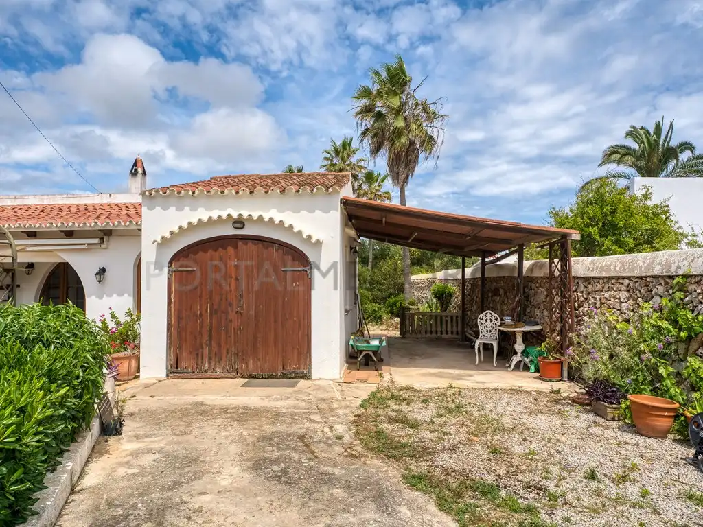 Exterior view of Houses for sale in Es Castell  with Private garden, Terrace and Swimming Pool