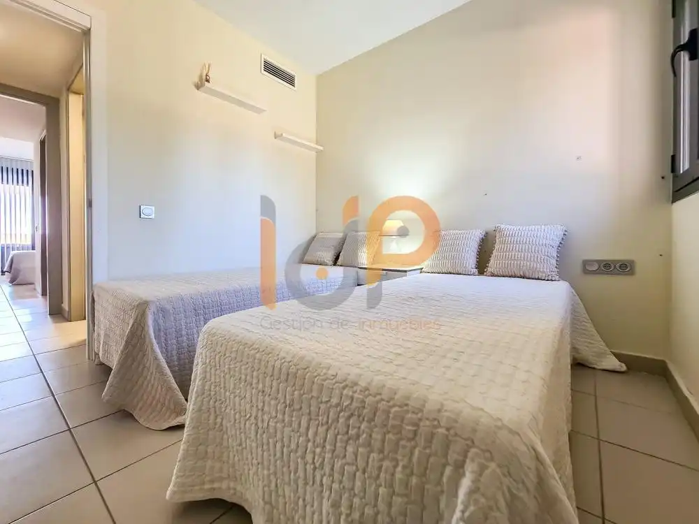 Schlafzimmer von Wohnungen zur Miete in Vera mit Klimaanlage, Terrasse und Abstellraum