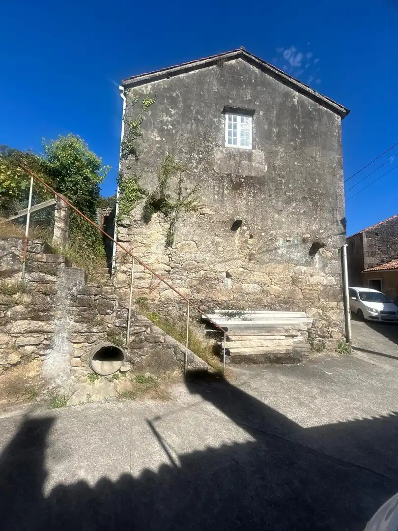 Vista exterior de Finca rústica en venda en Boiro, A Coruña