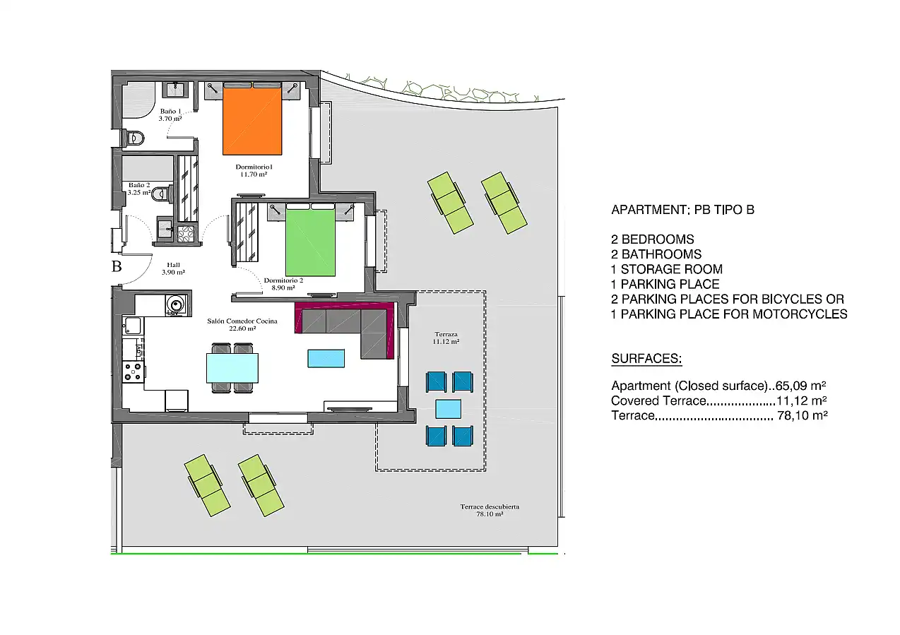 Mini appartamento con terrazza in vendita a Orihuela Costa, imagen 37