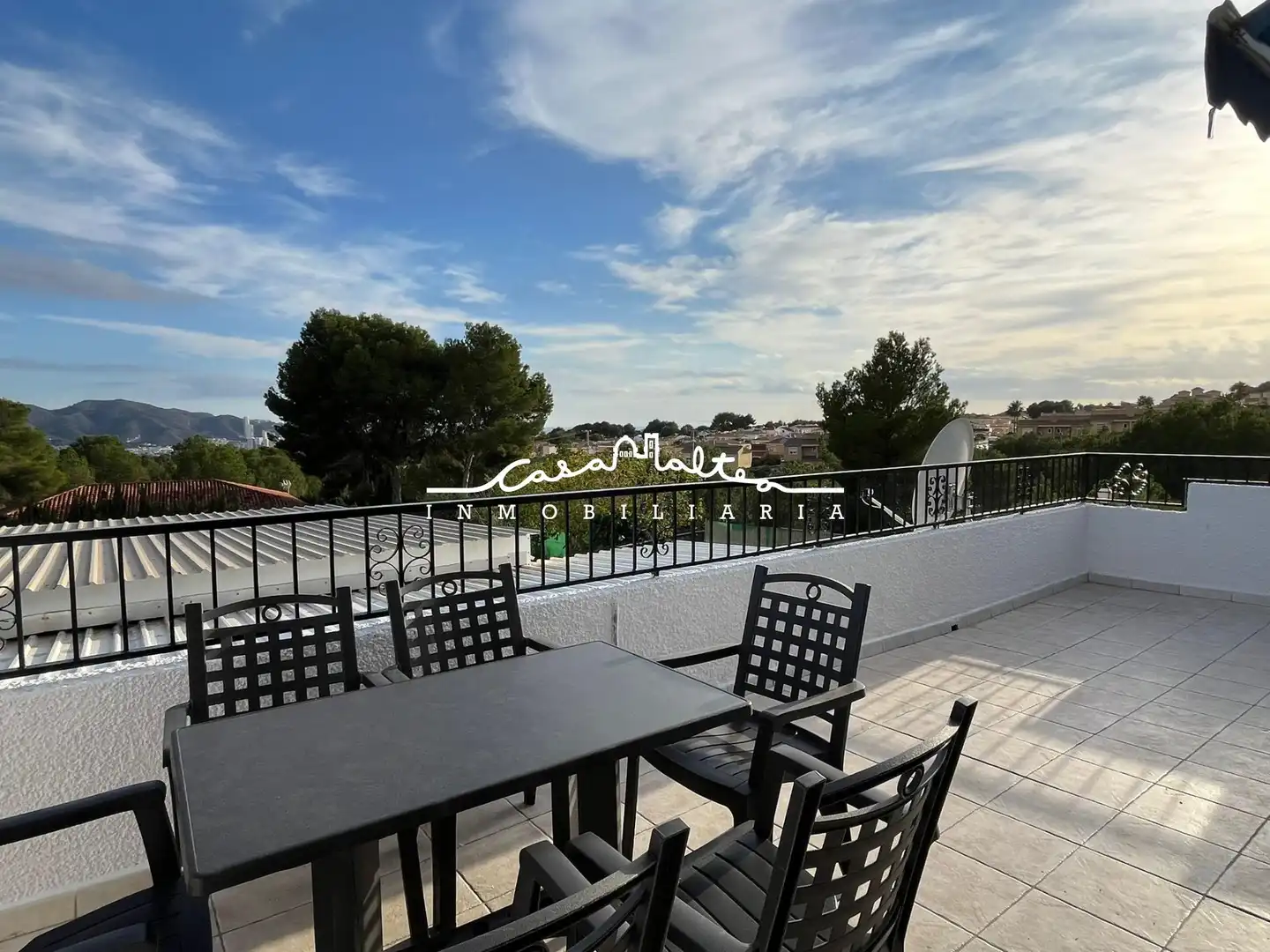 Terraza de Casa o chalet en venta en La Nucia con Aire acondicionado, Jardín privado y Terraza