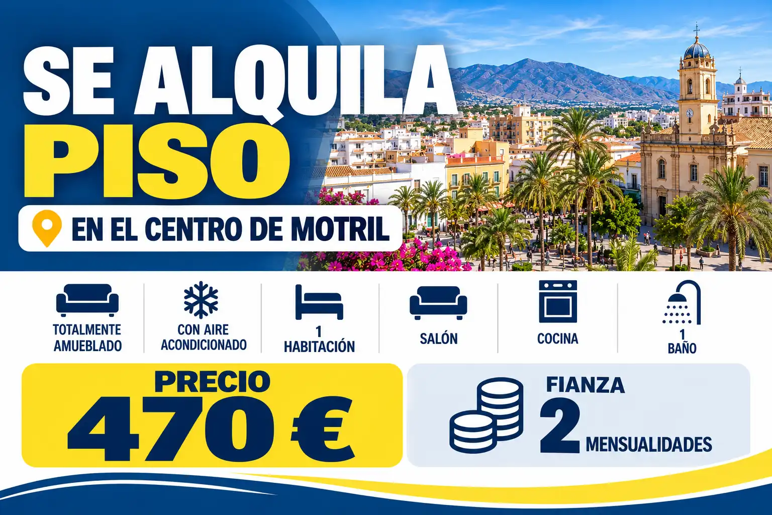 Vista exterior de Pis de lloguer en Motril  ciudad