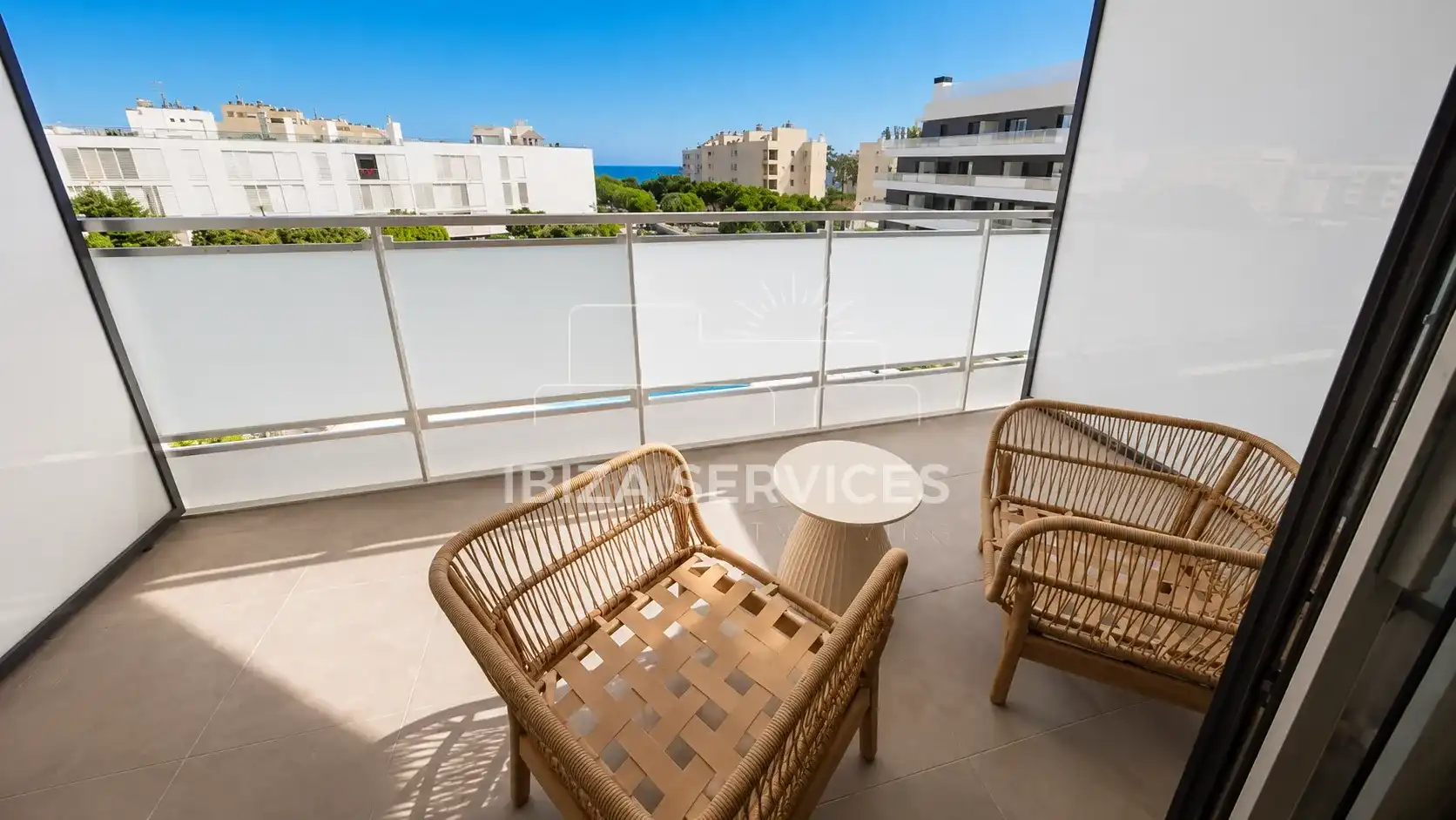 Terrace of Flat for rent in Eivissa  with Air Conditioner, Private garden and Swimming Pool