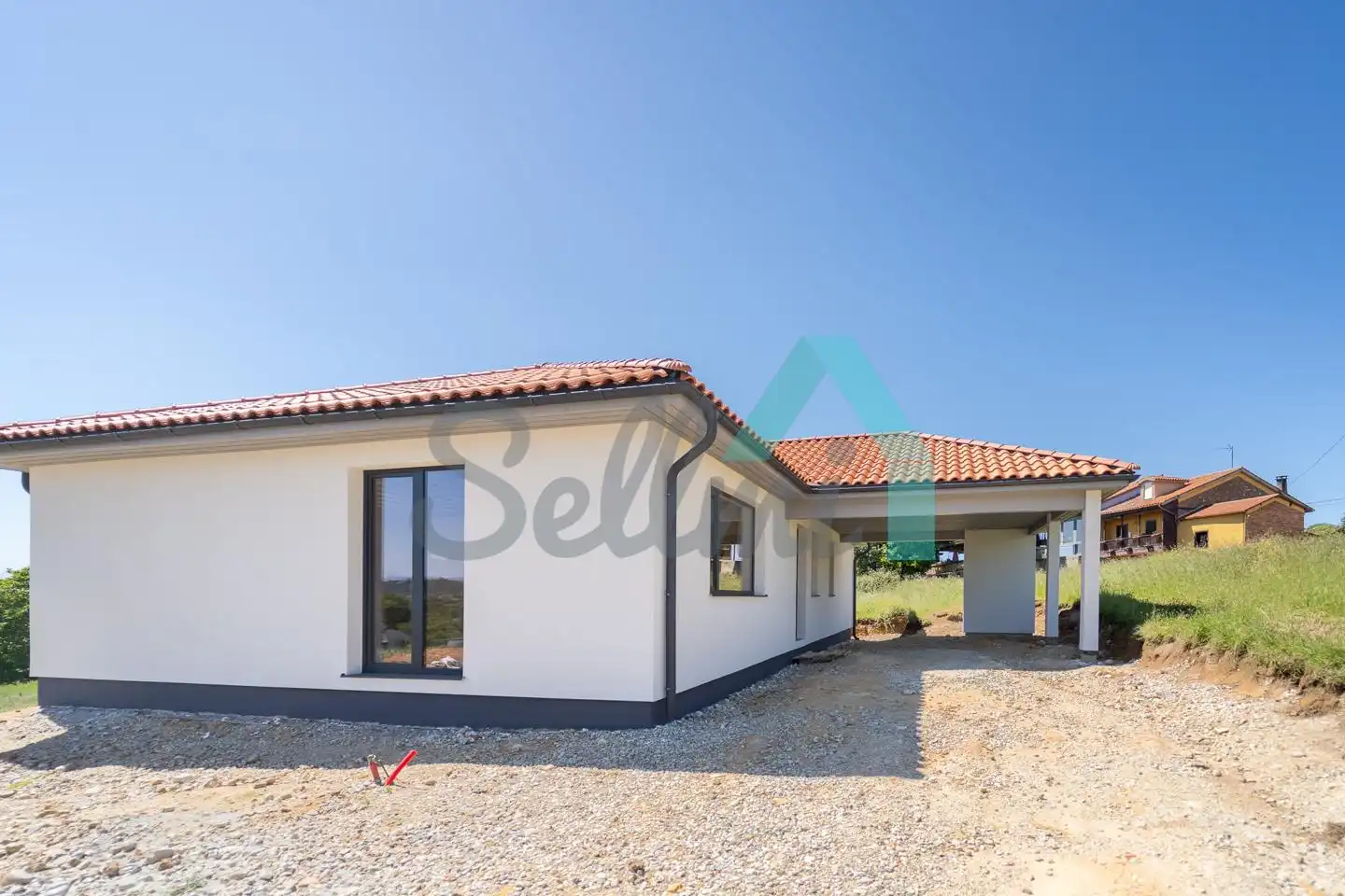 Vista exterior de Casa o xalet en venda en Siero amb Calefacció, Jardí privat i Terrassa