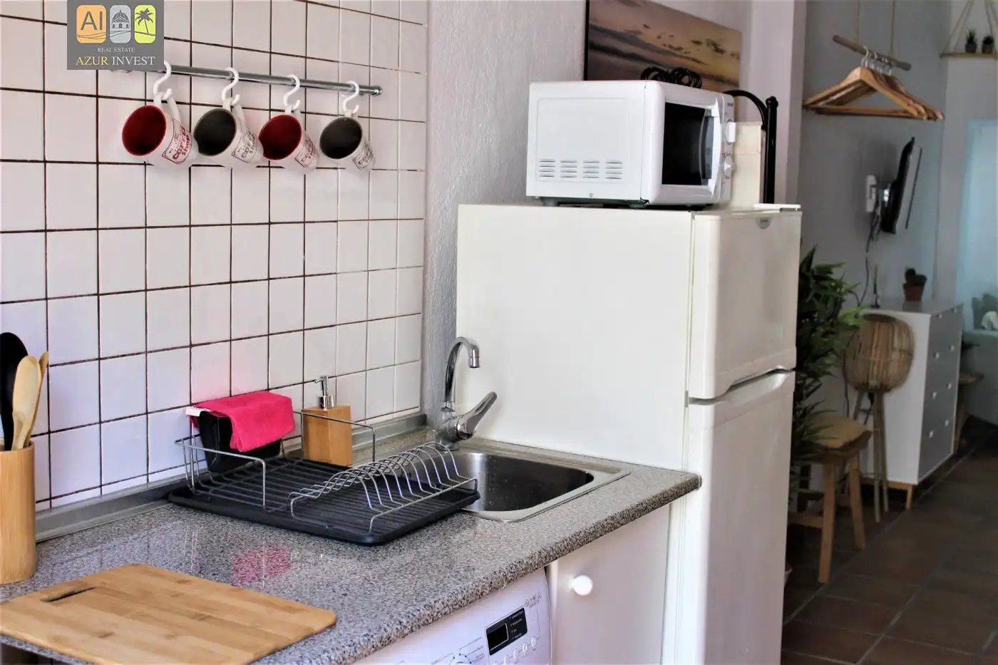Küche von Wohnung zur Miete in Altea mit Klimaanlage, Heizung und Möbliert