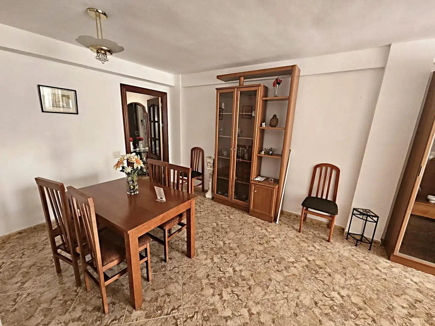 Dining room of Flat for sale in Málaga  with Furnished