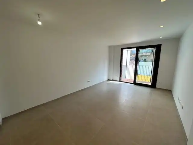 Sala de estar de Piso de alquiler en Badalona con Calefacción y Balcón
