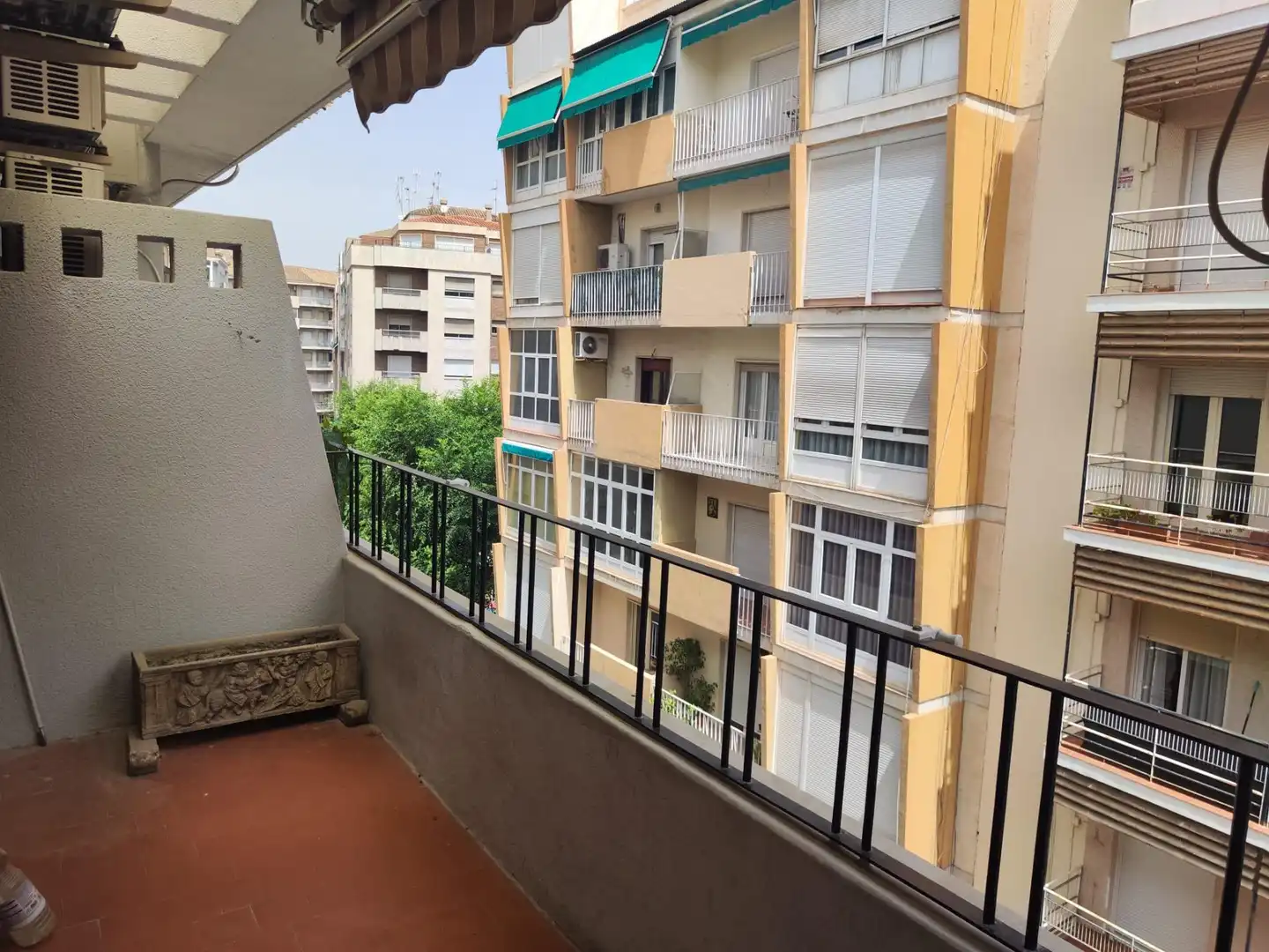 Balcony of Flat for rent in Granada  with Terrace and Balcony