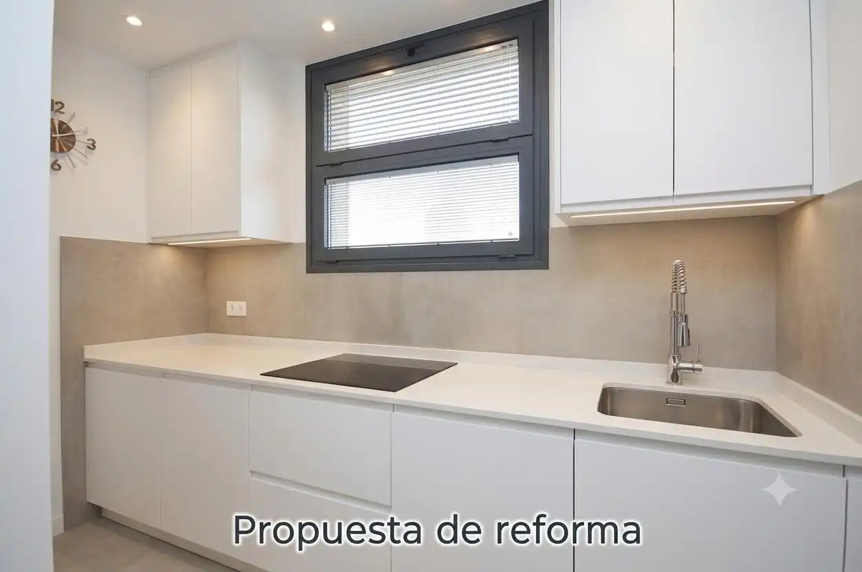 Kitchen of Attic for sale in L'Hospitalet de Llobregat  with Parquet flooring, Terrace and Balcony