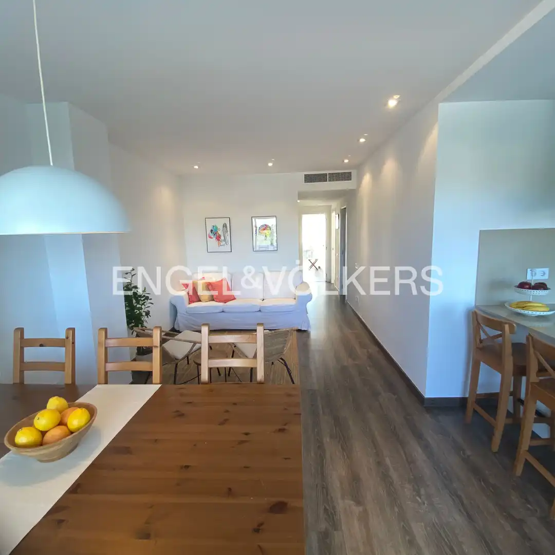 Esszimmer von Wohnung zur Miete in Sitges mit Klimaanlage, Heizung und Terrasse