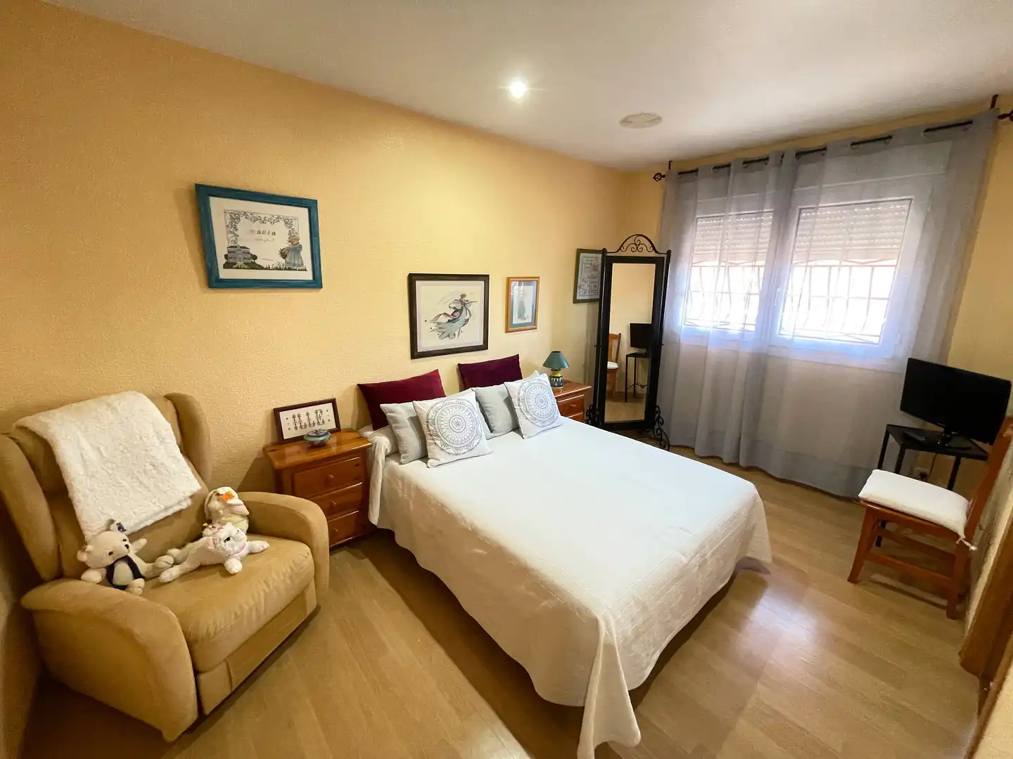 Bedroom of Houses for sale in Almería  with Air Conditioner, Heating and Private garden