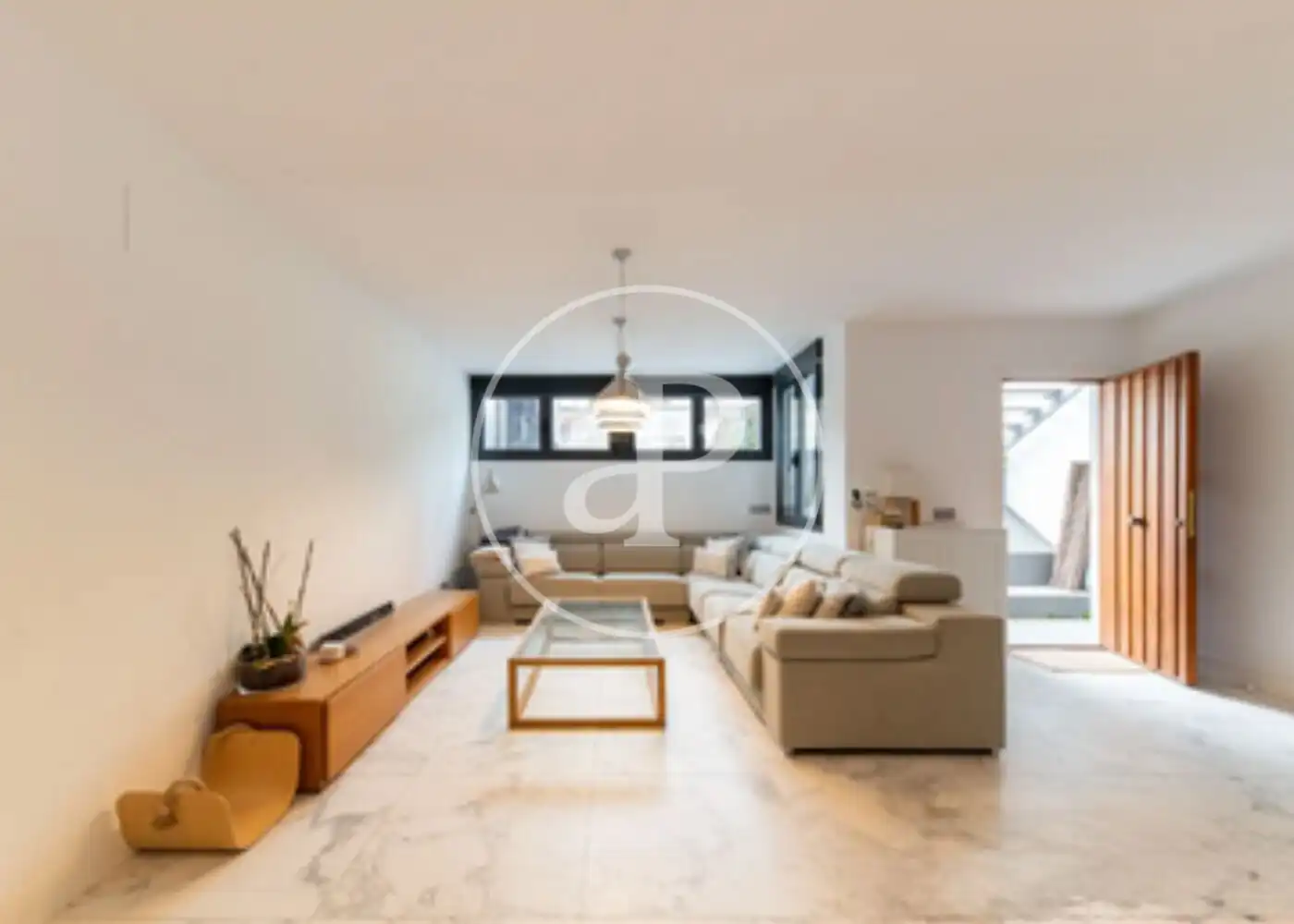 Sala de estar de Casa o chalet en venta en La Moraleja con Aire acondicionado, Calefacción y Jardín privado