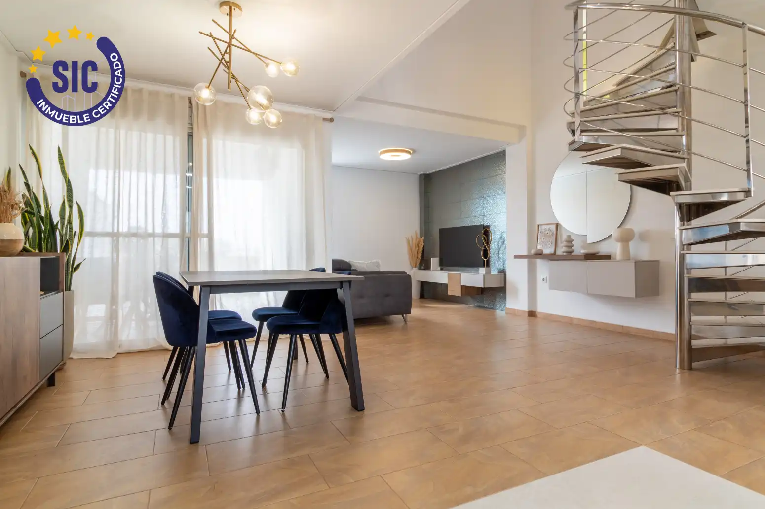 Sala de estar de Casa adosada en venta en Almenara con Aire acondicionado, Calefacción y Terraza