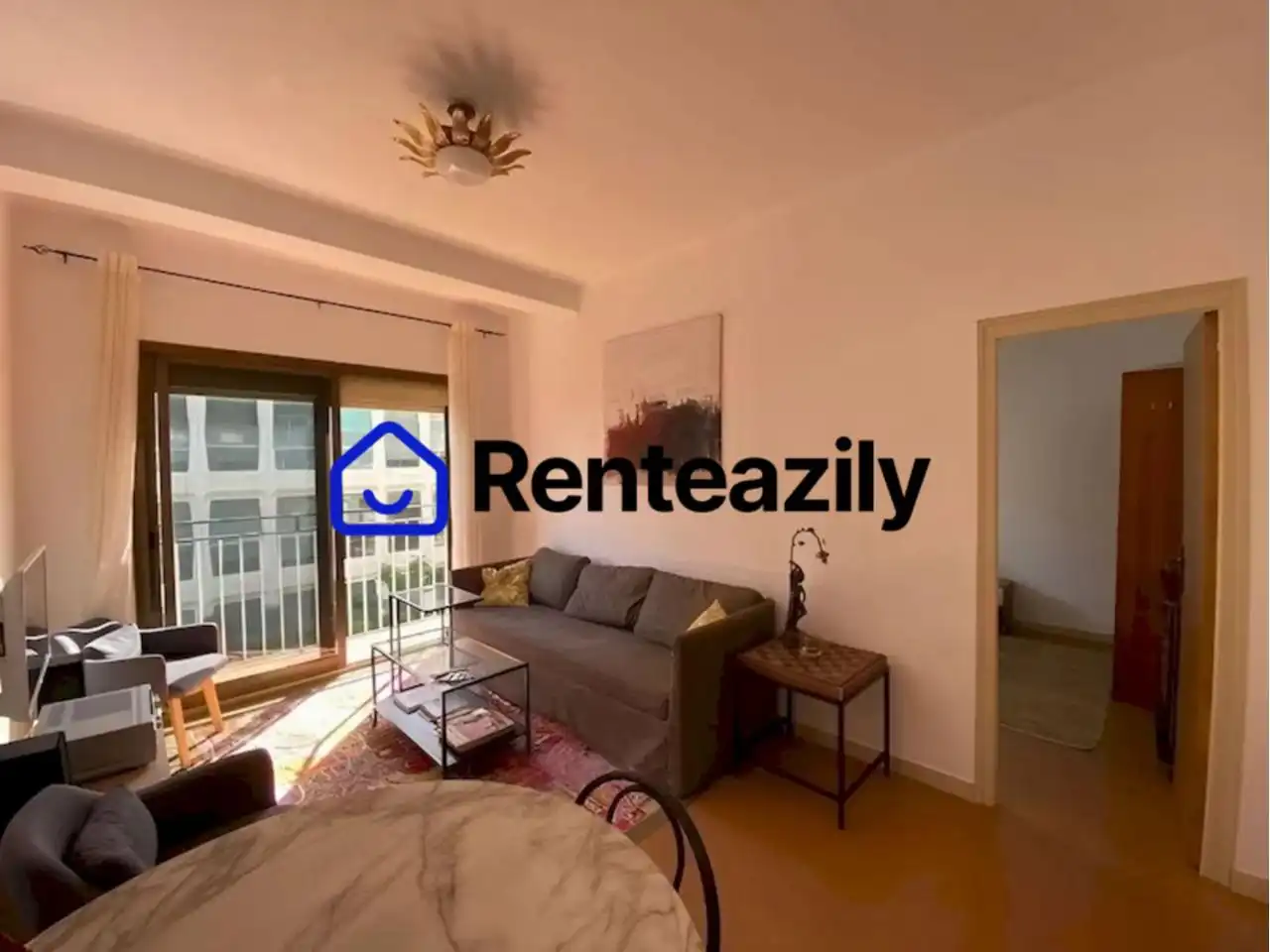 Außenansicht von Wohnung zur Miete in Barcelona mit Klimaanlage, Heizung und Parkett