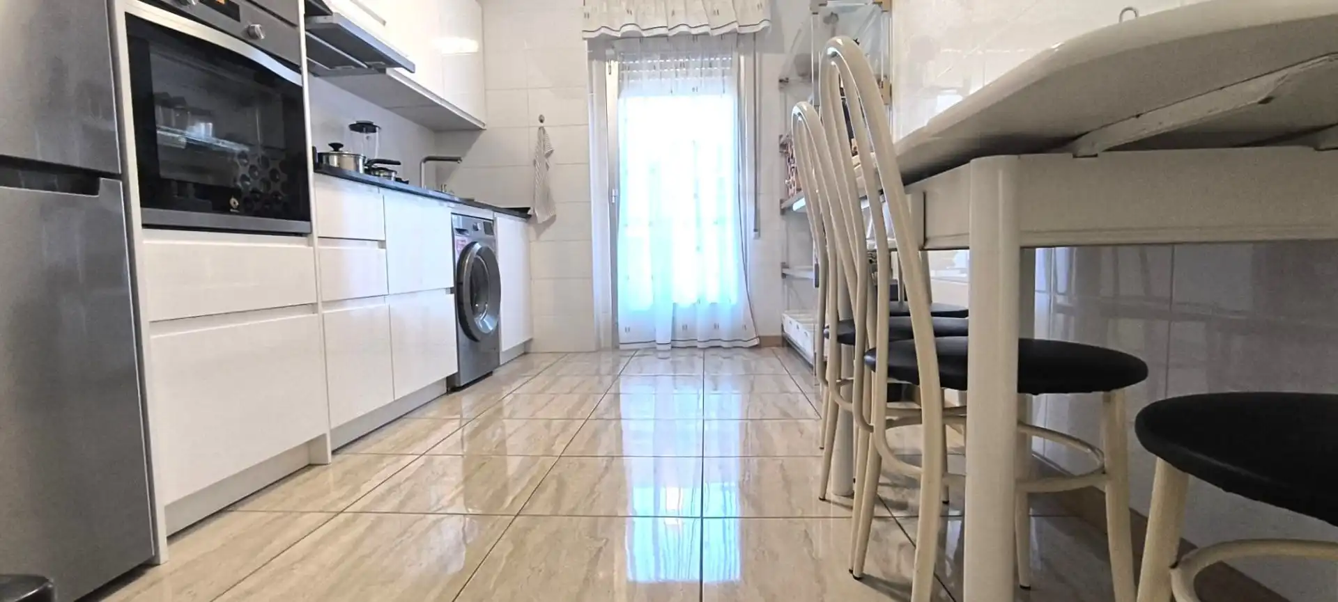 Kitchen of Flat for sale in  Logroño  with Heating and Terrace