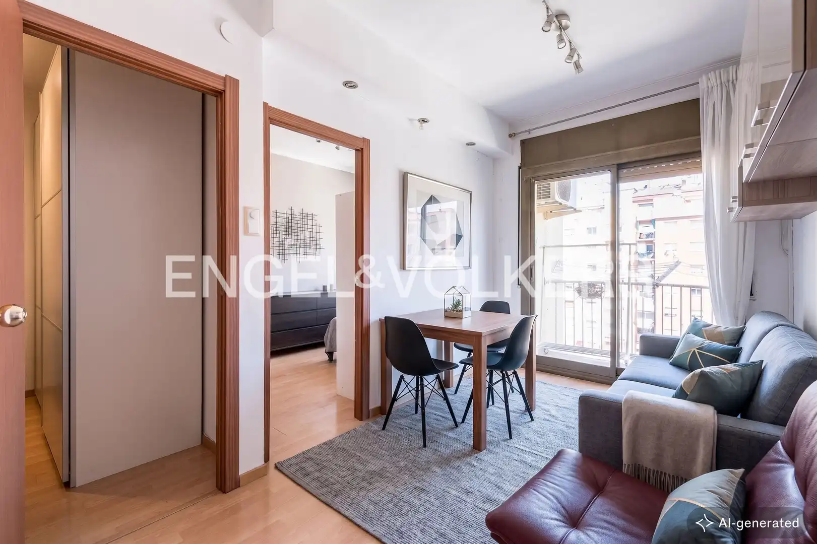 Vista exterior de Piso en venta en Barcelona con Aire acondicionado, Calefacción y Parquet