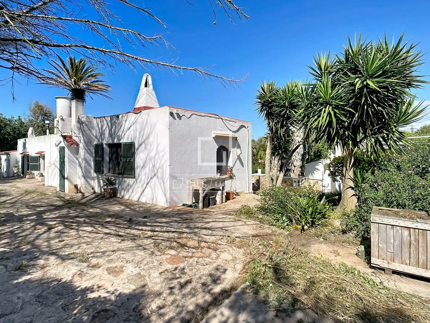 Vista exterior de Finca rústica en venda en Ciutadella de Menorca amb Aire condicionat, Jardí privat i Terrassa