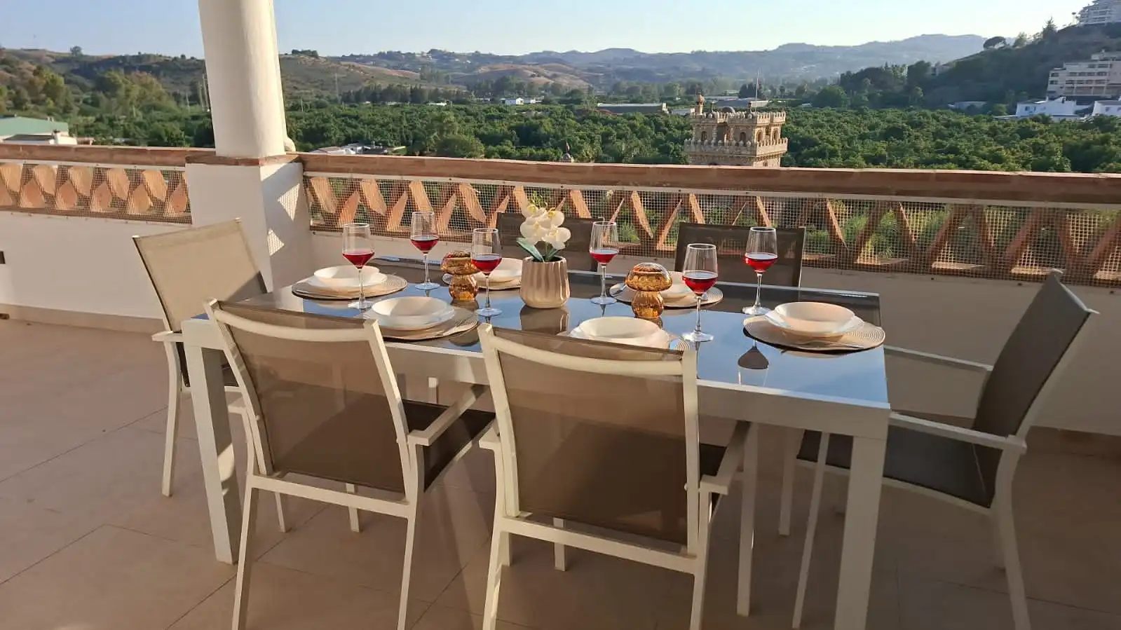 Terrassa de Àtic de lloguer amb opció a compra en Mijas amb Aire condicionat, Terrassa i Moblat