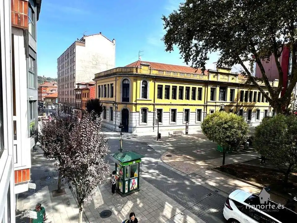 Vista exterior de Oficina en venda en Langreo amb Aire condicionat i Calefacció