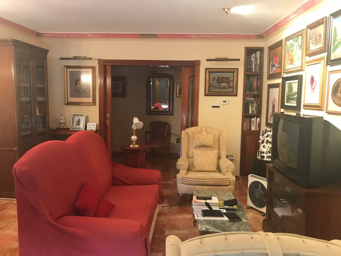 Wohnzimmer von Wohnung zum Verkauf in Sueca mit Ofen