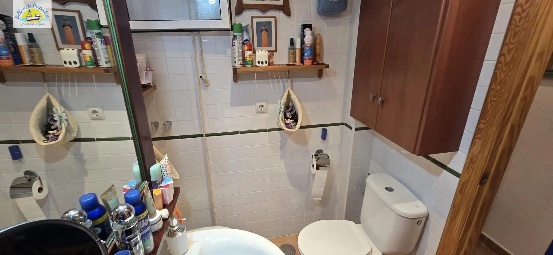 Bany de Apartament en venda en Cartagena amb Moblat, Balcó i Alarma