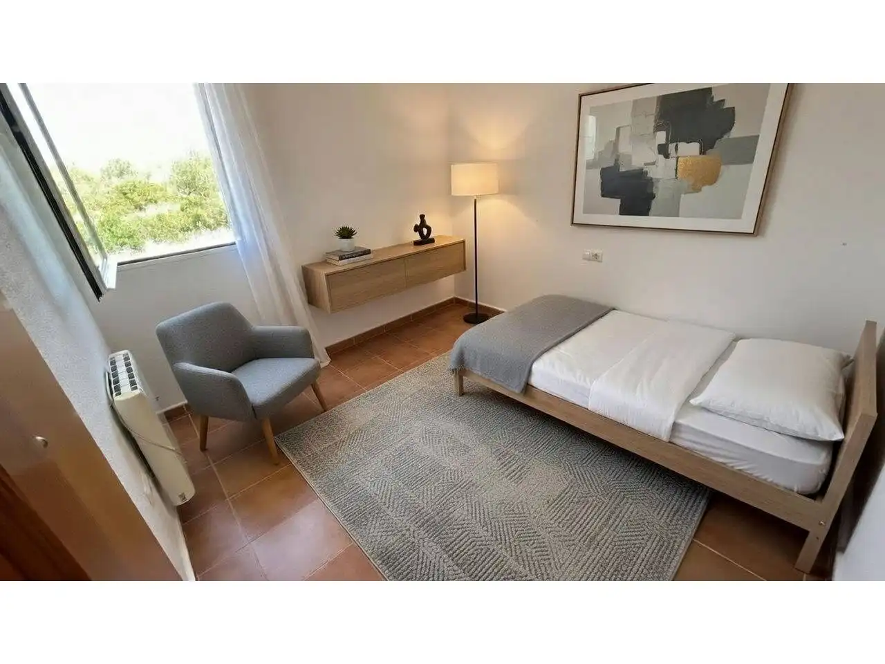 Habitación de Apartamento en venta en San Jorge / Sant Jordi con Aire acondicionado, Calefacción y Terraza