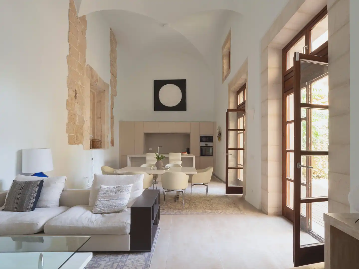 Sala de estar de Apartamento en venta en  Palma de Mallorca con Aire acondicionado, Jardín privado y Terraza