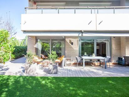 Terrace of Planta baja for sale in Sant Cugat del Vallès  with Heating, Private garden and Parquet flooring