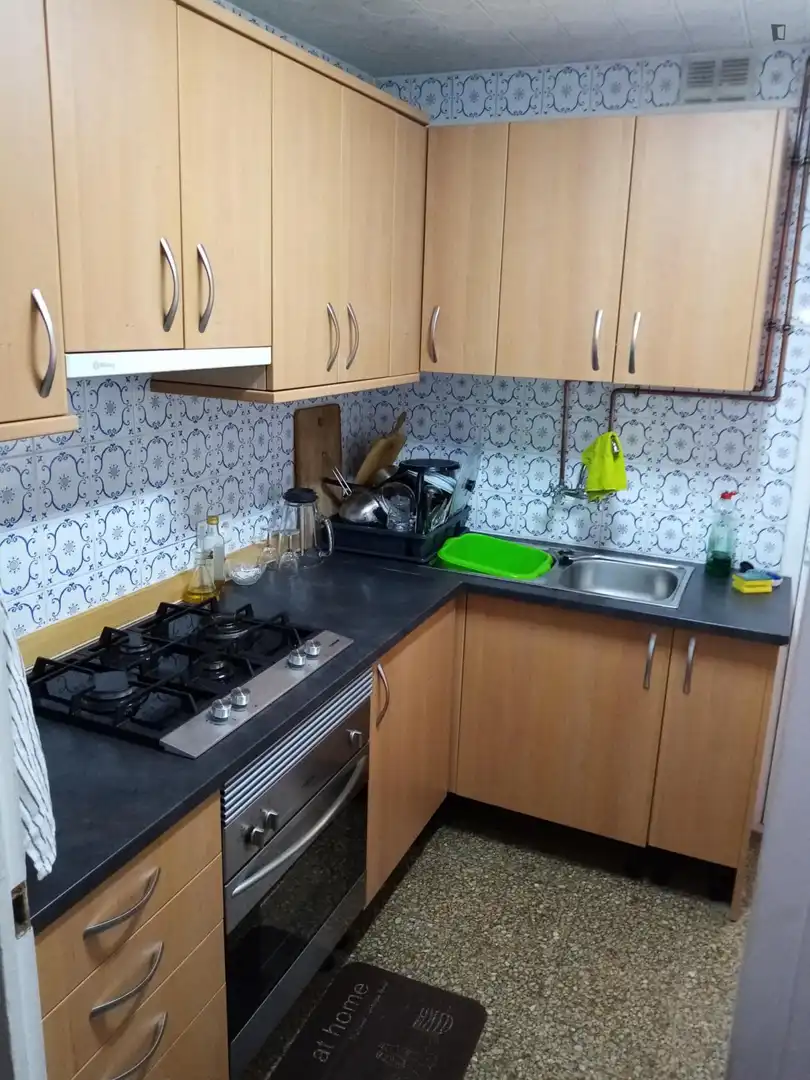 Cocina de Apartamento para compartir en Ripollet con Amueblado, Horno y Lavadora