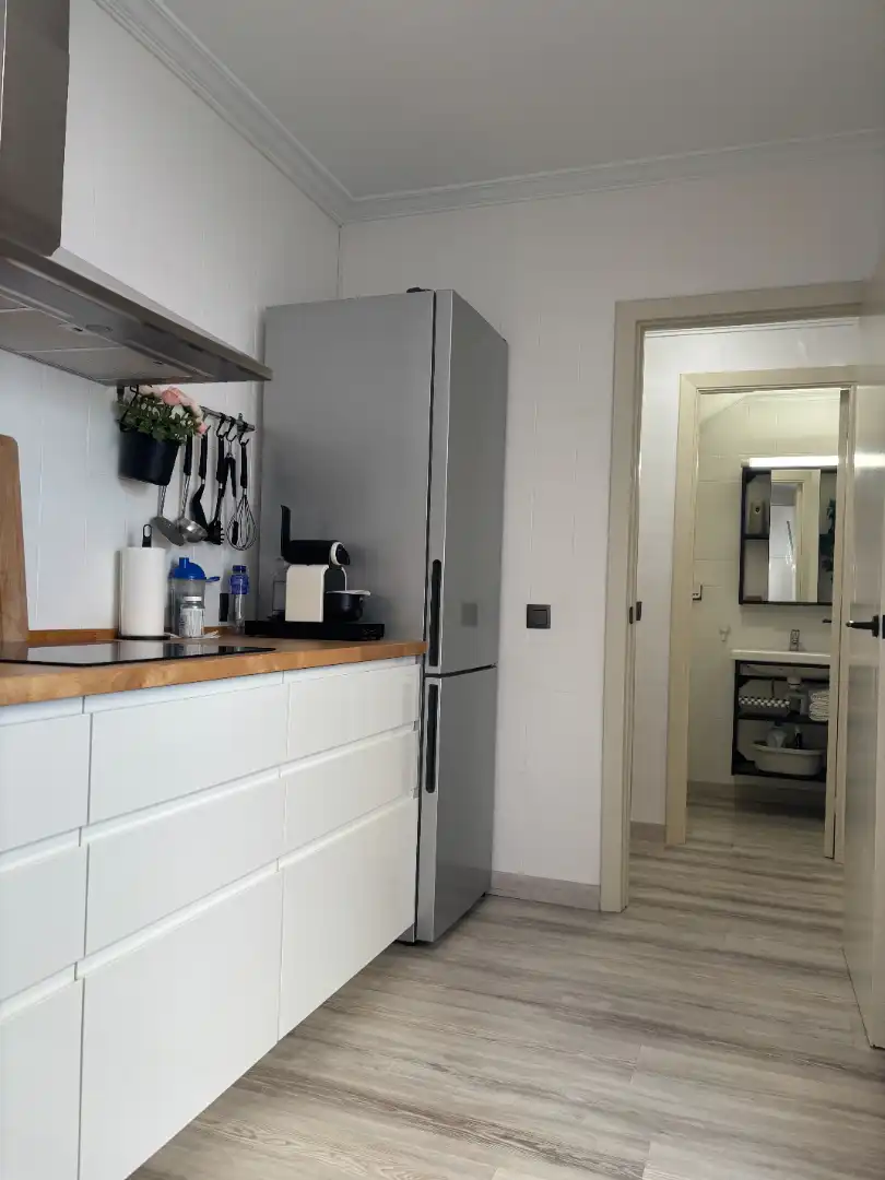 Cocina de Casa adosada en venta en Mairena del Aljarafe con Jardín privado, Parquet y Terraza