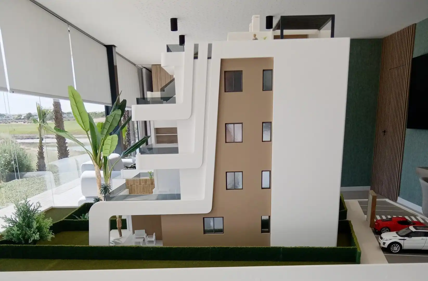 Vista exterior de Ático en venta en Alhama de Murcia con Aire acondicionado, Terraza y Piscina
