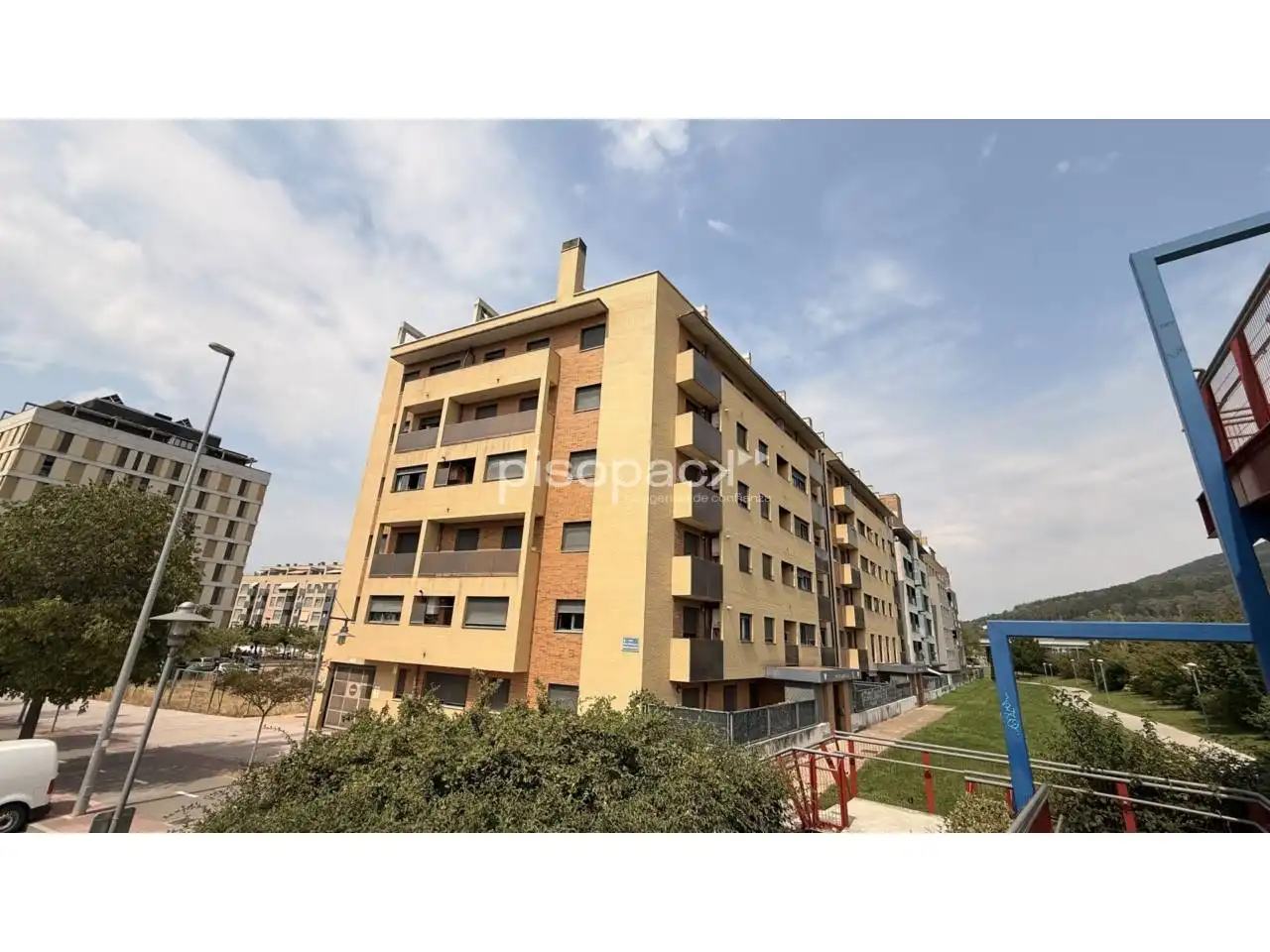 Vista exterior de Piso en venta en Berrioplano / Berriobeiti con Calefacción, Parquet y Terraza