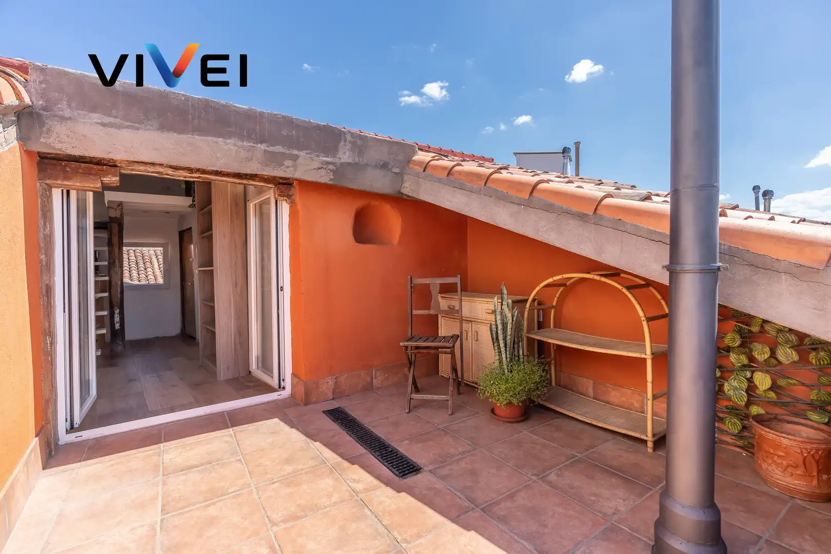 Terraza de Ático en venta en Madrid con Calefacción y Terraza