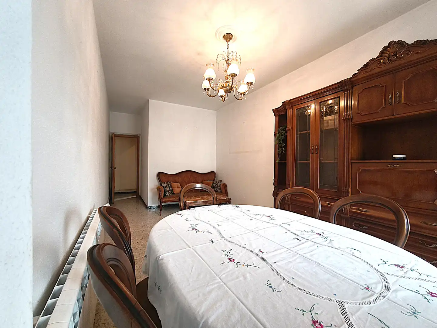 Dining room of Flat for sale in Ourense Capital   with Heating, Storage room and Furnished