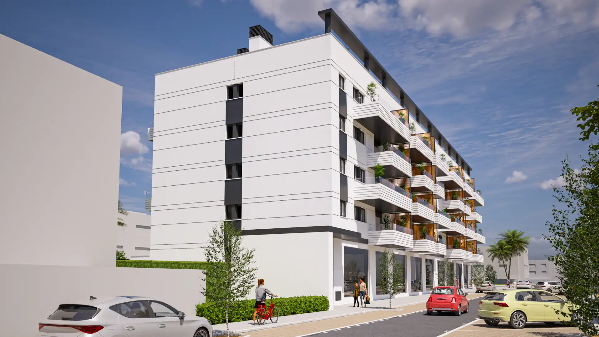Piso de obra nueva con piscina en venta en Calle Almogía 61, imagen 2