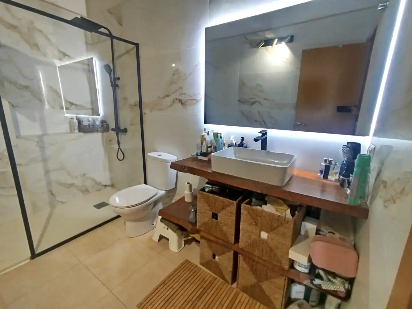 Bathroom of Flat for sale in Binéfar  with Air Conditioner, Heating and Balcony