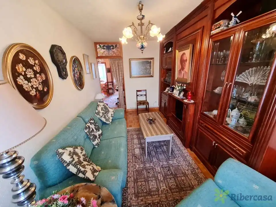 Sala de estar de Piso en venta en Corella con Calefacción, Jardín privado y Trastero