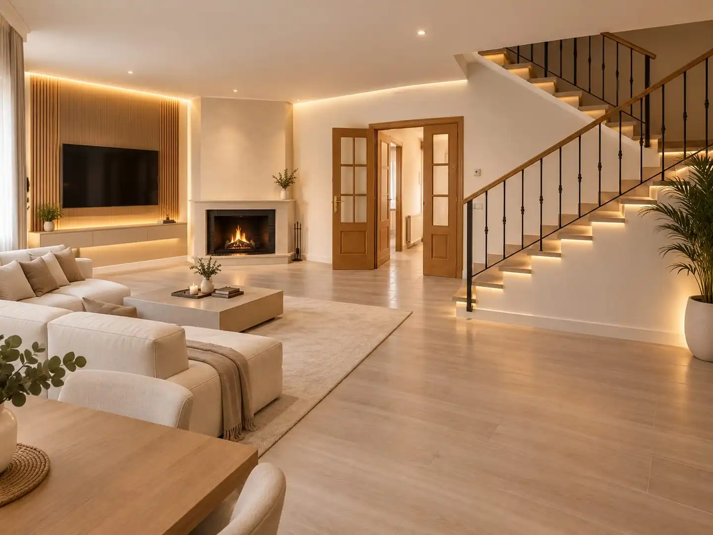 Living room of Houses for sale in Seseña  with Air Conditioner, Heating and Private garden