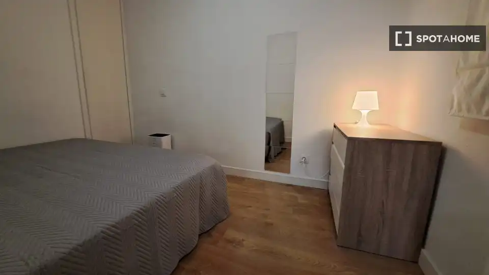 Bedroom of Apartments for share in Madrid  with Air Conditioner, Heating and Terrace