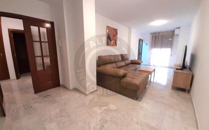 Living room of Flat for sale in Cáceres Capital  with Air Conditioner, Terrace and Furnished