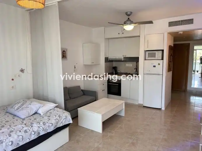 Wohnzimmer von Wohnung zum Verkauf in Puerto de la Cruz mit Terrasse, Möbliert und Waschmaschine