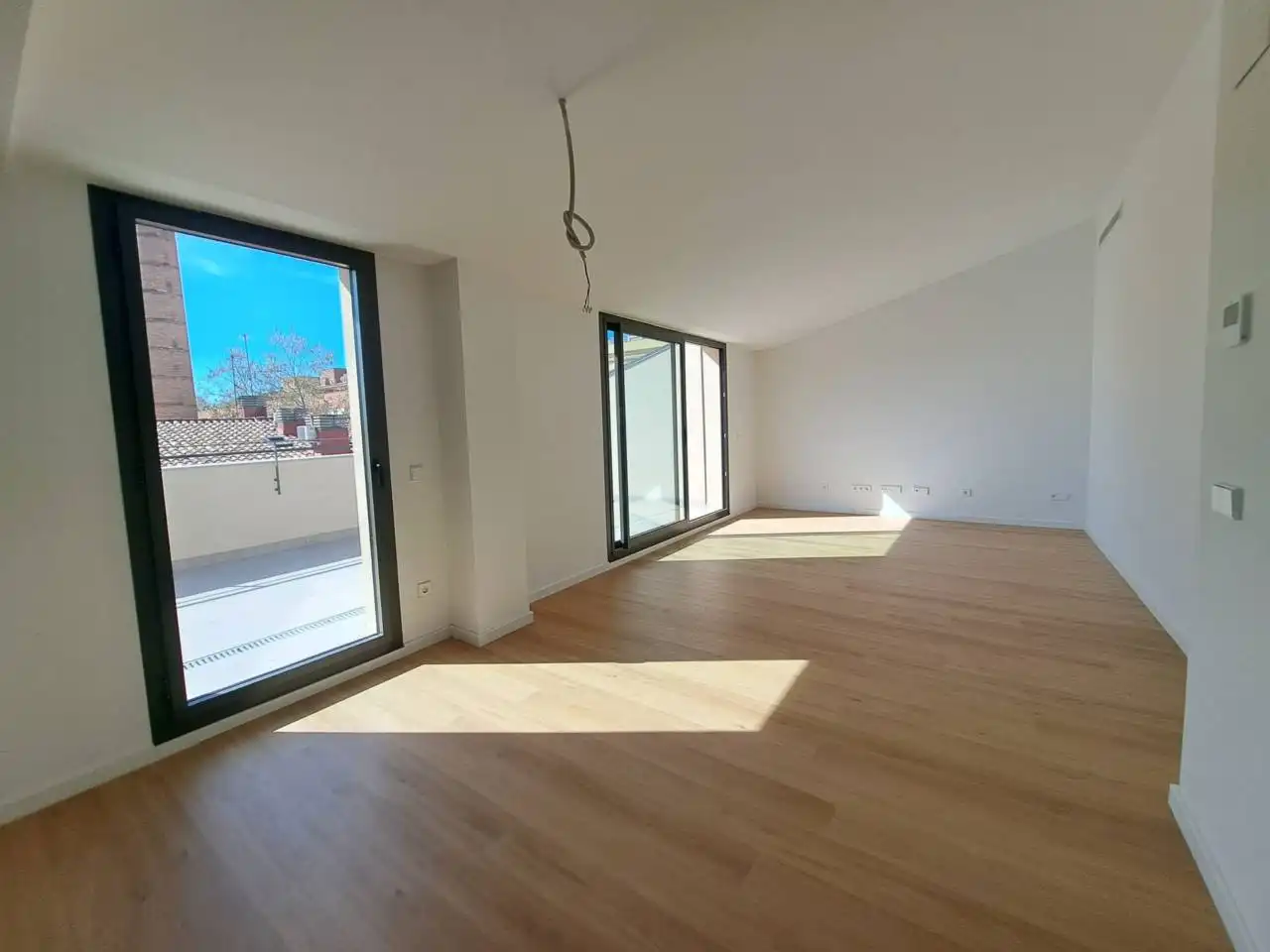 Sala de estar de Piso de alquiler en Sabadell con Aire acondicionado, Calefacción y Parquet