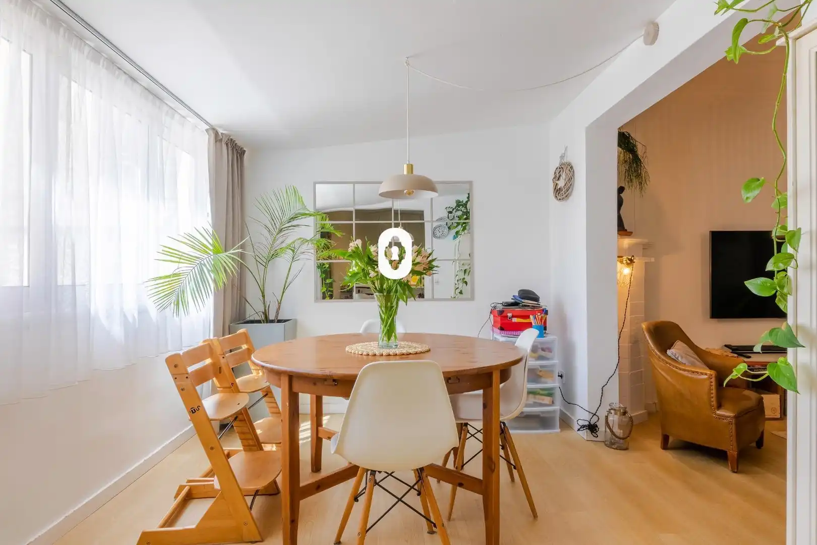 Dining room of Flat for sale in Inca  with Air Conditioner, Parquet flooring and Terrace