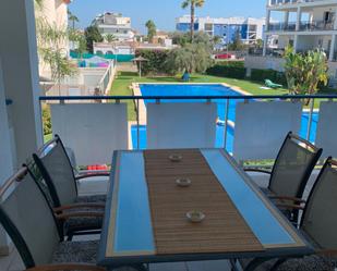 Terrace of Duplex to rent in Oliva  with Air Conditioner, Heating and Private garden