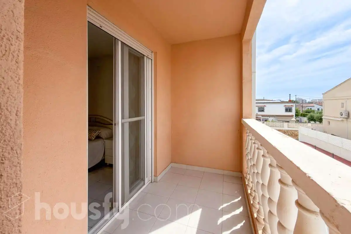 Balcony of Detached homes for rent in Benicasim / Benicàssim  with Air Conditioner, Heating and Terrace