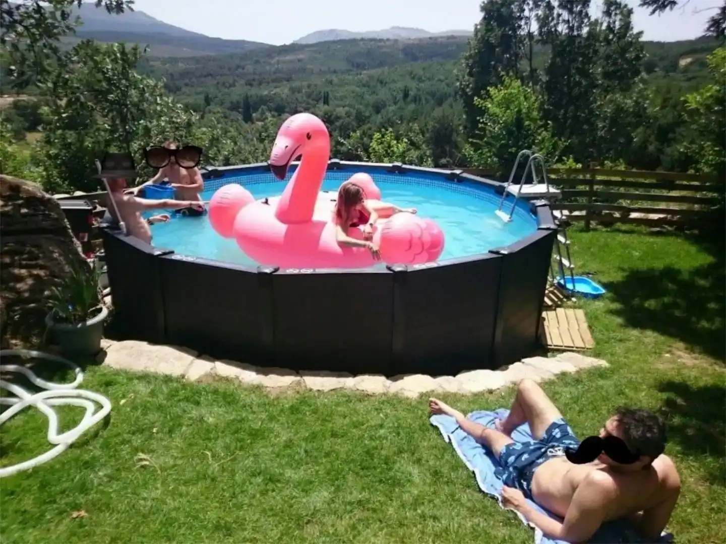 Piscina de Casa o xalet en venda en Hoyocasero