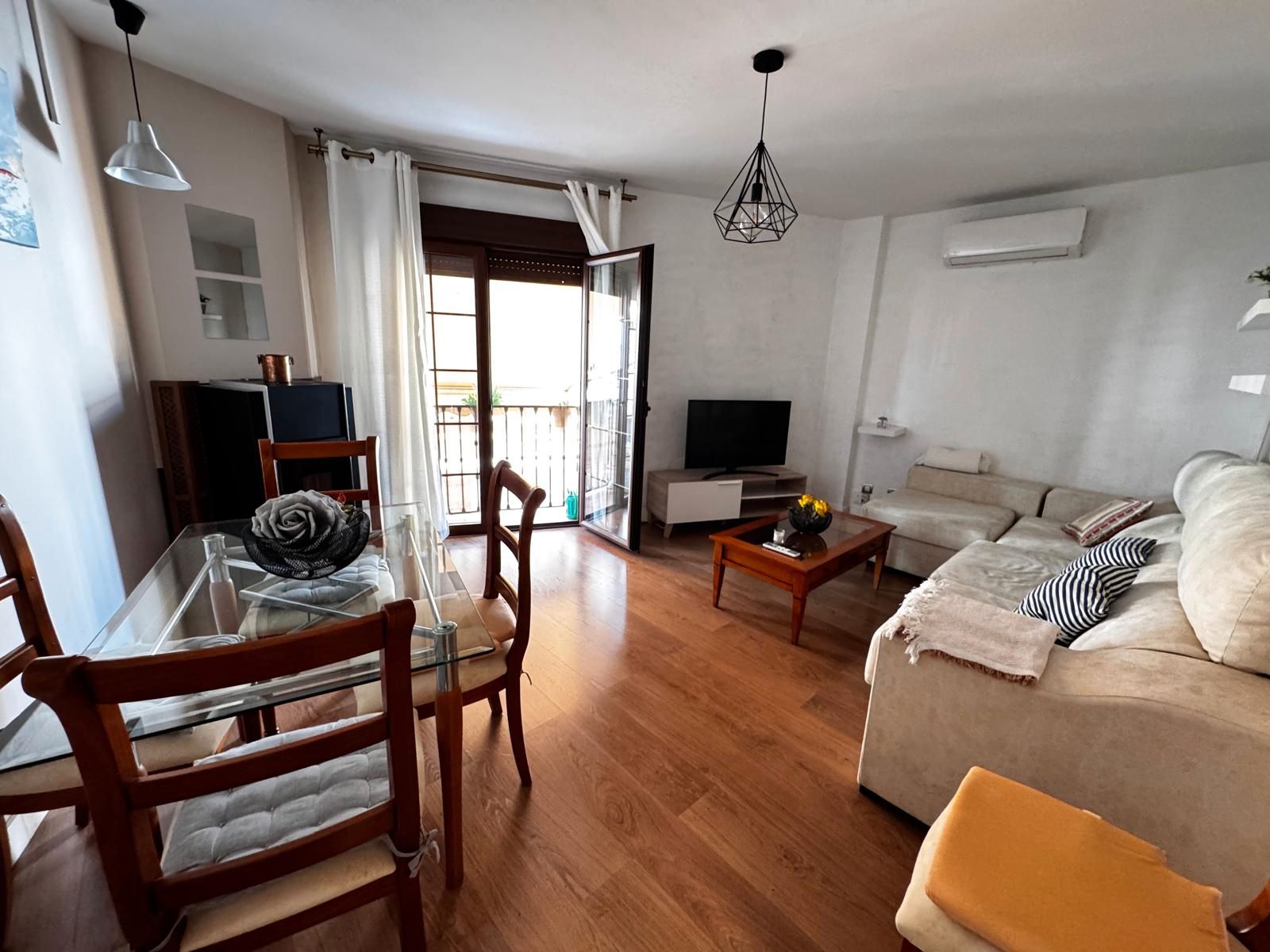 Sala d'estar de Casa o xalet en venda en Andújar amb Aire condicionat, Moblat i Forn