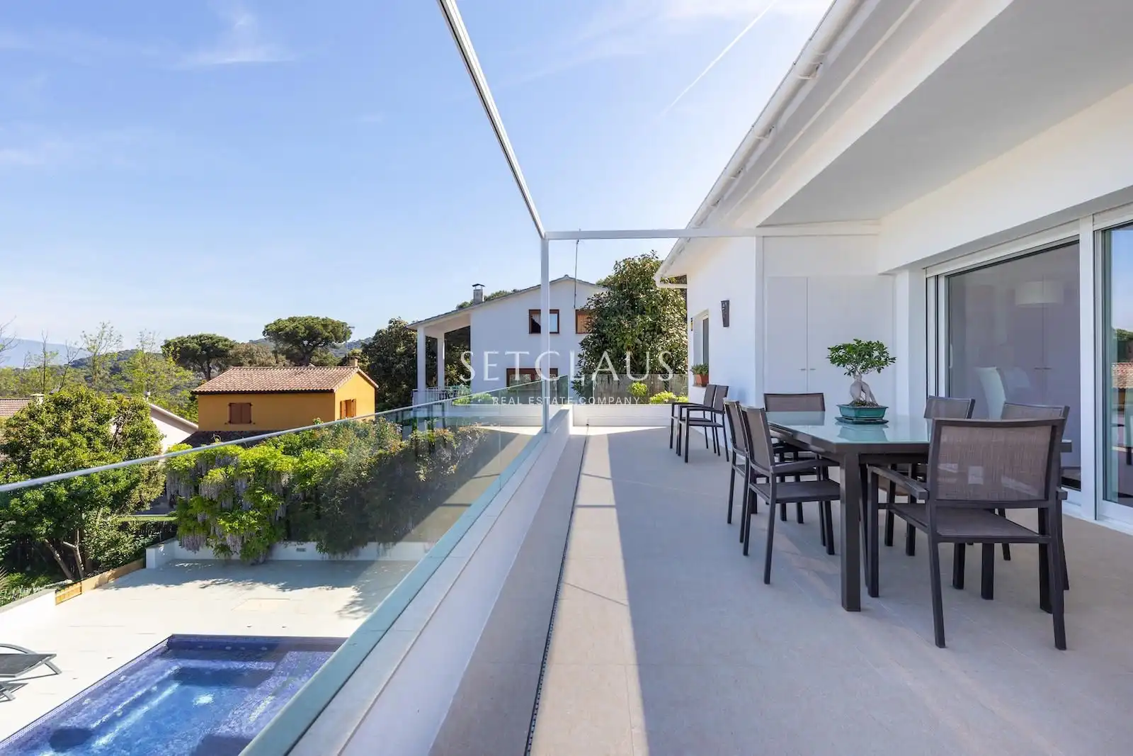 Terraza de Casa o chalet en venta en Vilanova del Vallès con Aire acondicionado, Calefacción y Jardín privado